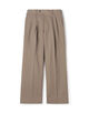 ハルトウールツイル 2プリーツワイドパンツ