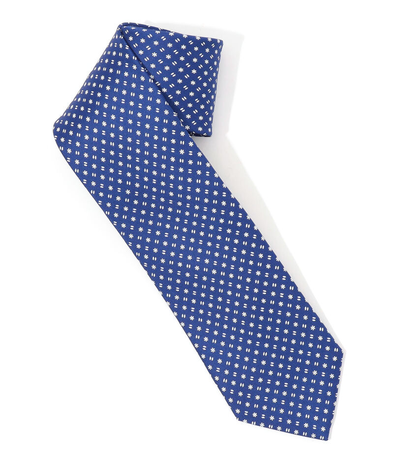 STEFANO BIGI シルクプリント 小紋柄ネクタイ