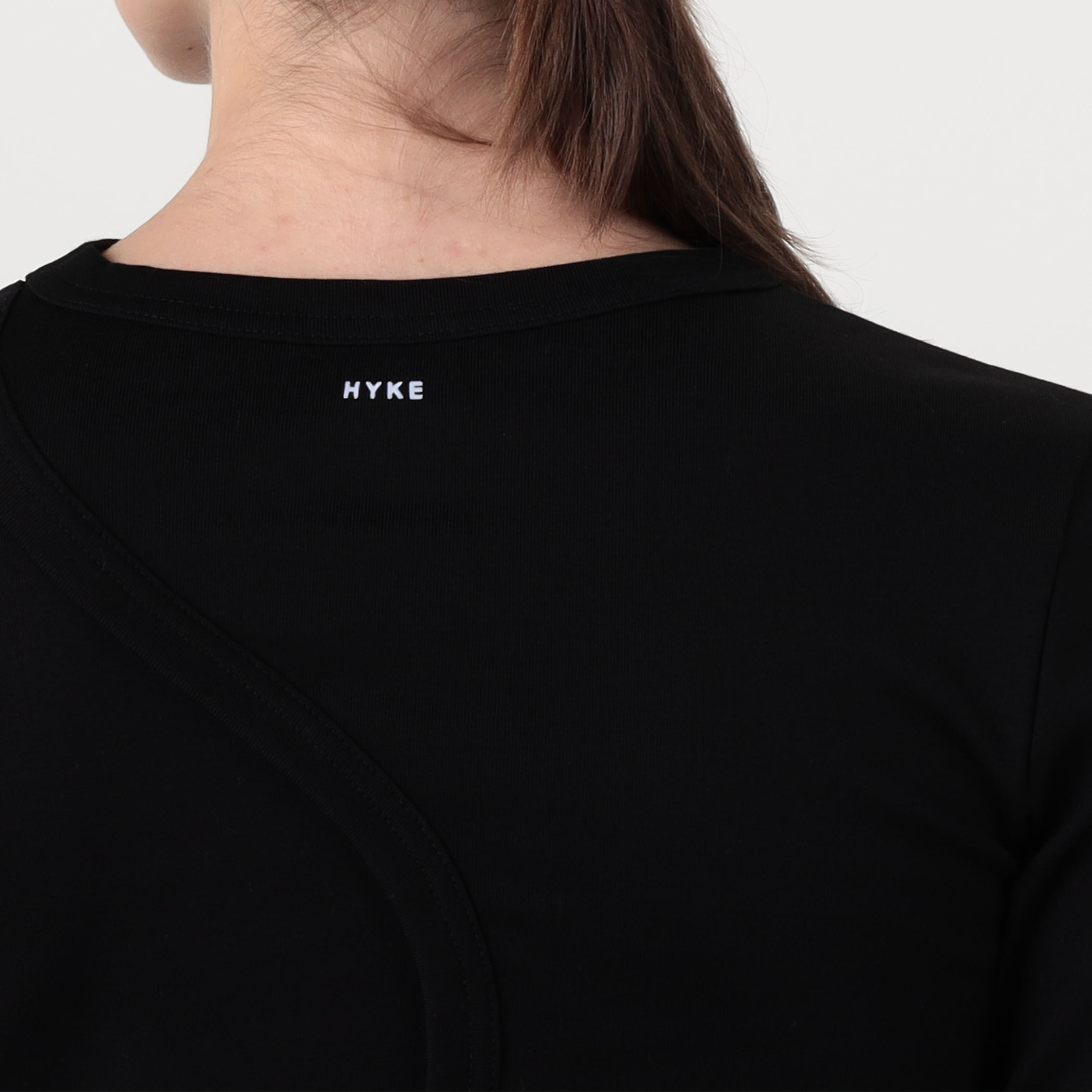 HYKE LAYERED L/S TEE レイヤード ロングスリーブTシャツ