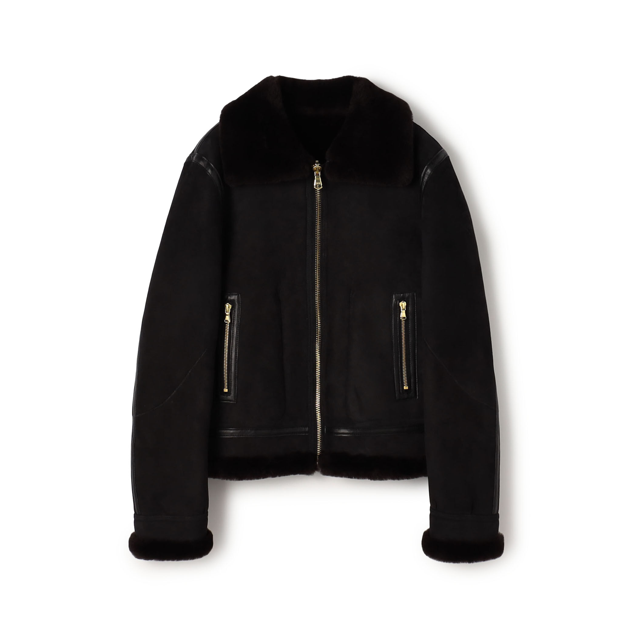 ラムレザー ムートンジャケット｜トゥモローランド 公式通販