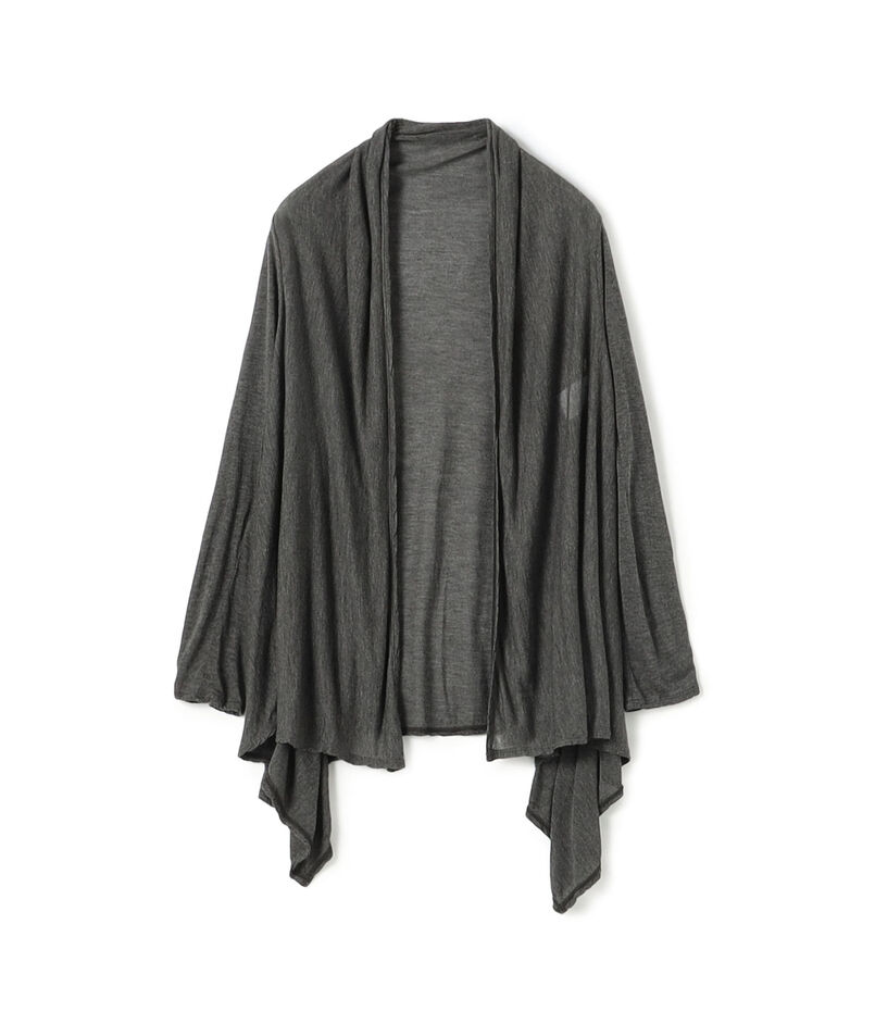 レーヨンカシミヤジャージー フロントオープンカーディガン