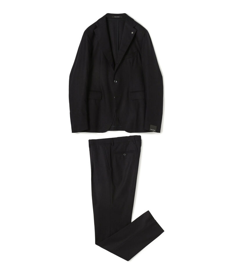 【別注】TAGLIATORE ウールサキソニー シングルブレステッド2Bスーツ