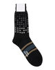 omo design LINE DOT コットンナイロンソックス