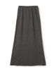 スーピマコットンカシミヤ Aラインマキシスカート
