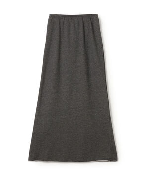 スーピマコットンカシミヤ Aラインマキシスカート