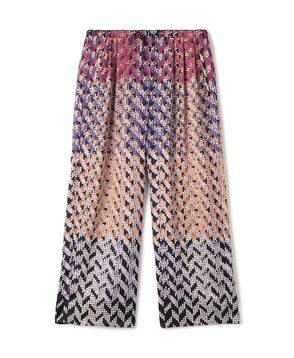 プリズムプリント タックドロストパンツ