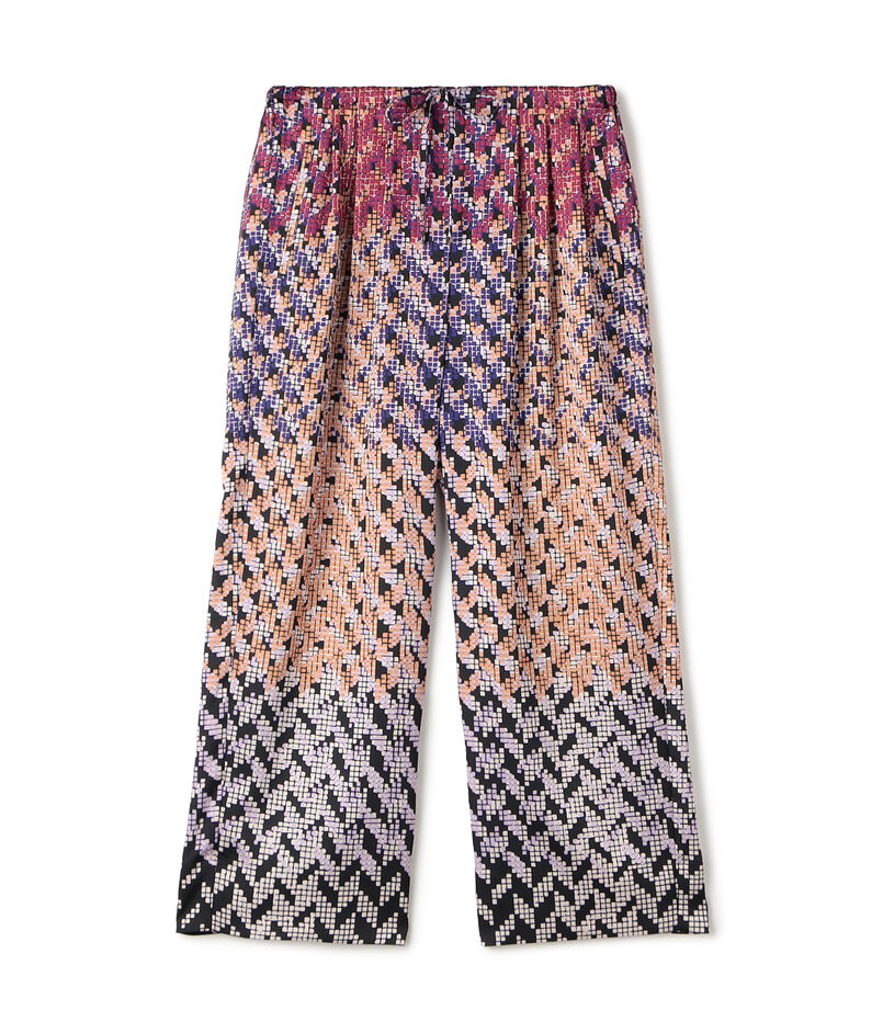 プリズムプリント タックドロストパンツ