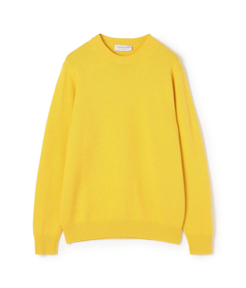 ■TOMORROWLAND tricot スーパーファインラムウール クルーネックプルオーバー