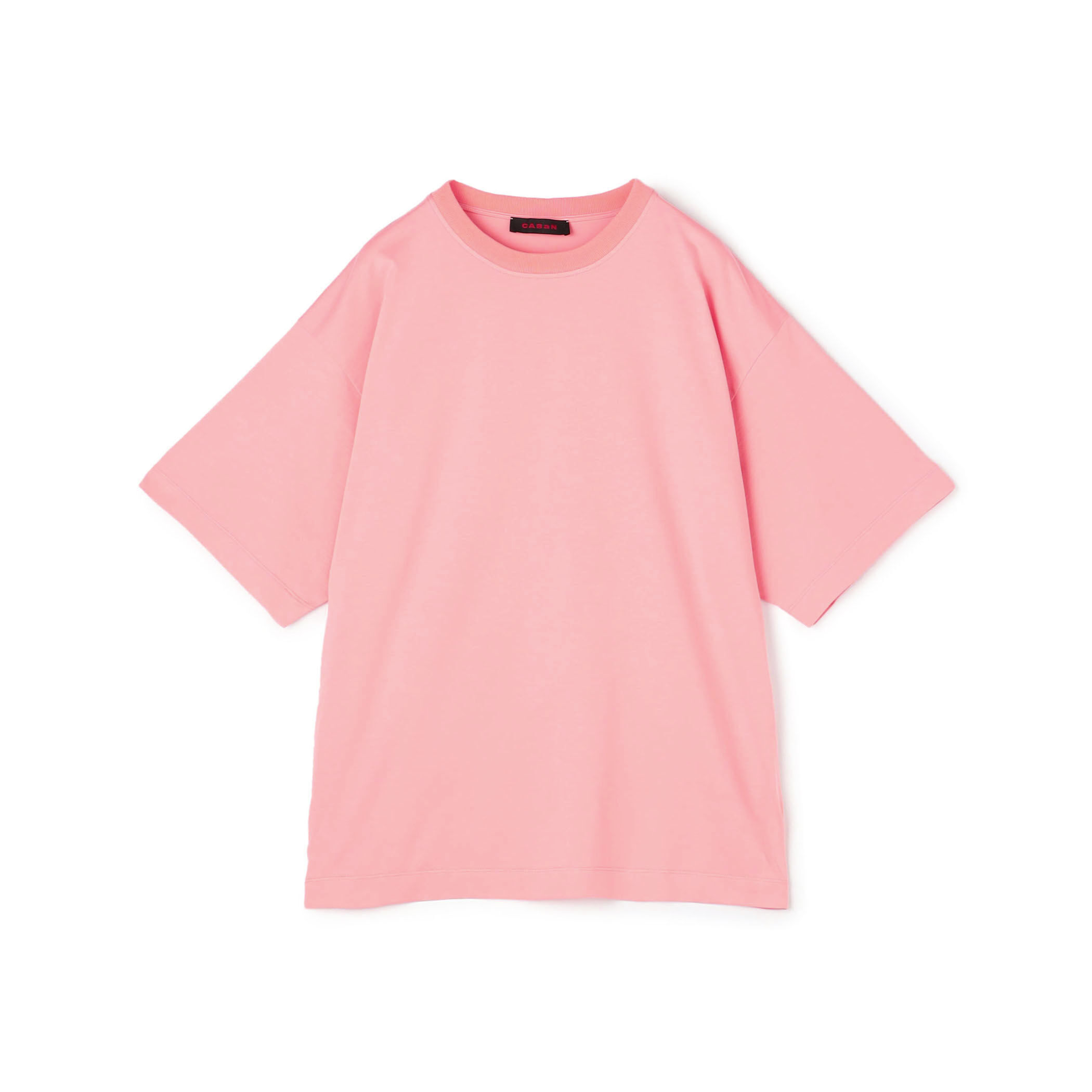 CABaNファインポリエステル クルーネックプルオーバーTシャツ RED S CABaN(キャバン) / ファインポリエステル クルーネックTシャツ