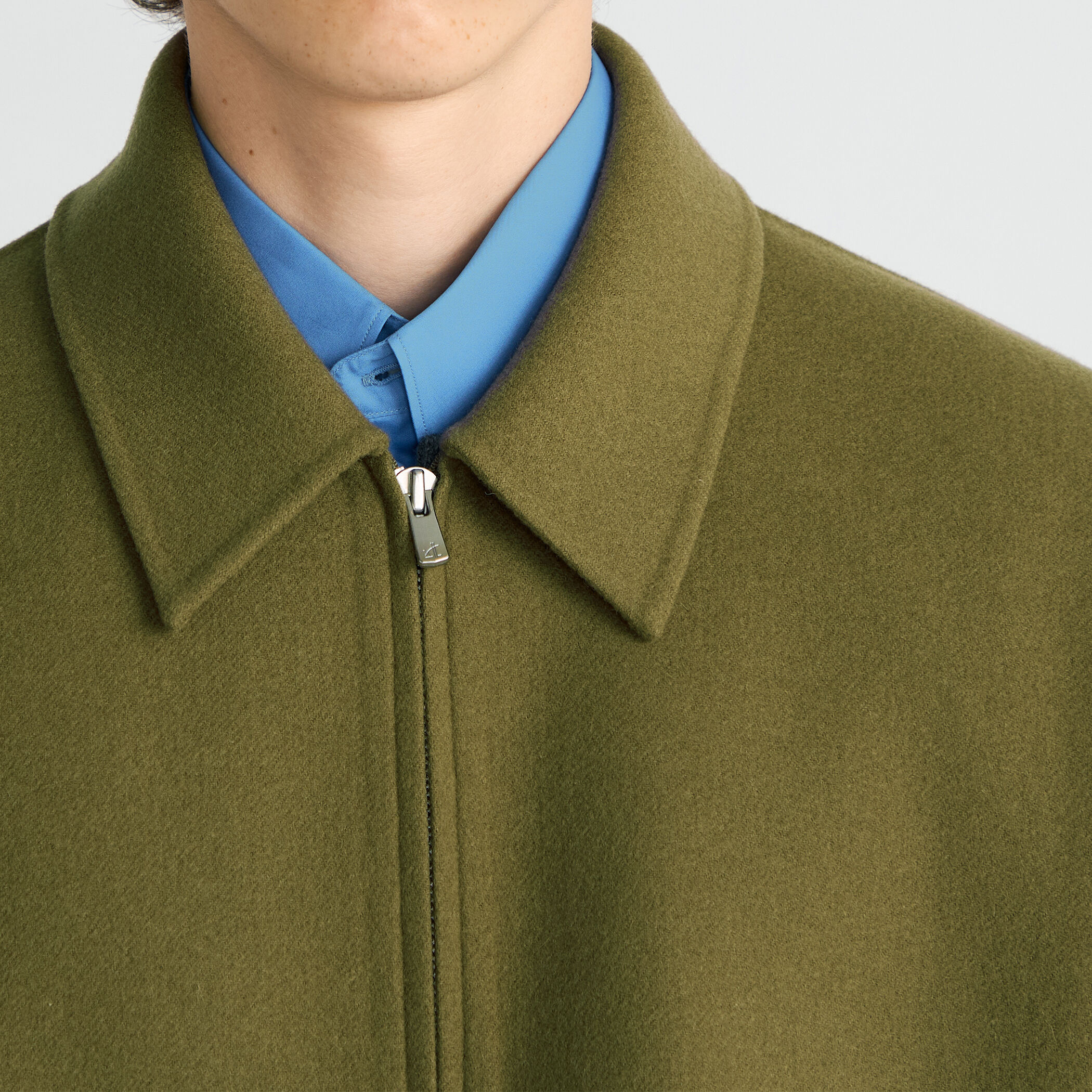 ウールカシミヤダブルフェイス ジップブルゾン｜トゥモローランド 公式通販