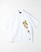 ■CABaN コットン ハンドライクステッチハーフスリーブシャツ