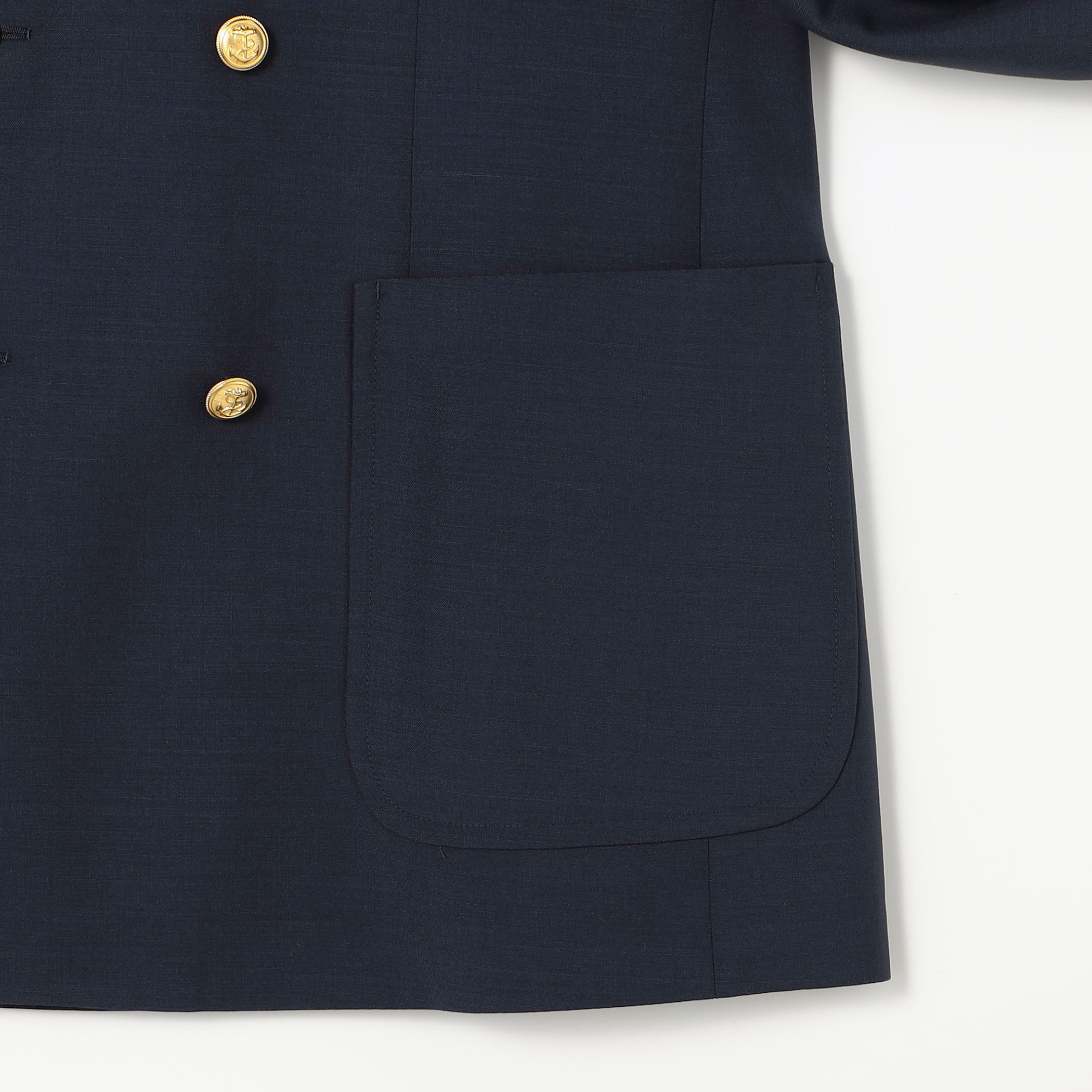 ドゥーズィエムクラス　リネンカラーレスブレザー　ブラウン　22SS ドゥーズィエムクラス リネンカラーレスブレザー ブラウン 22SS