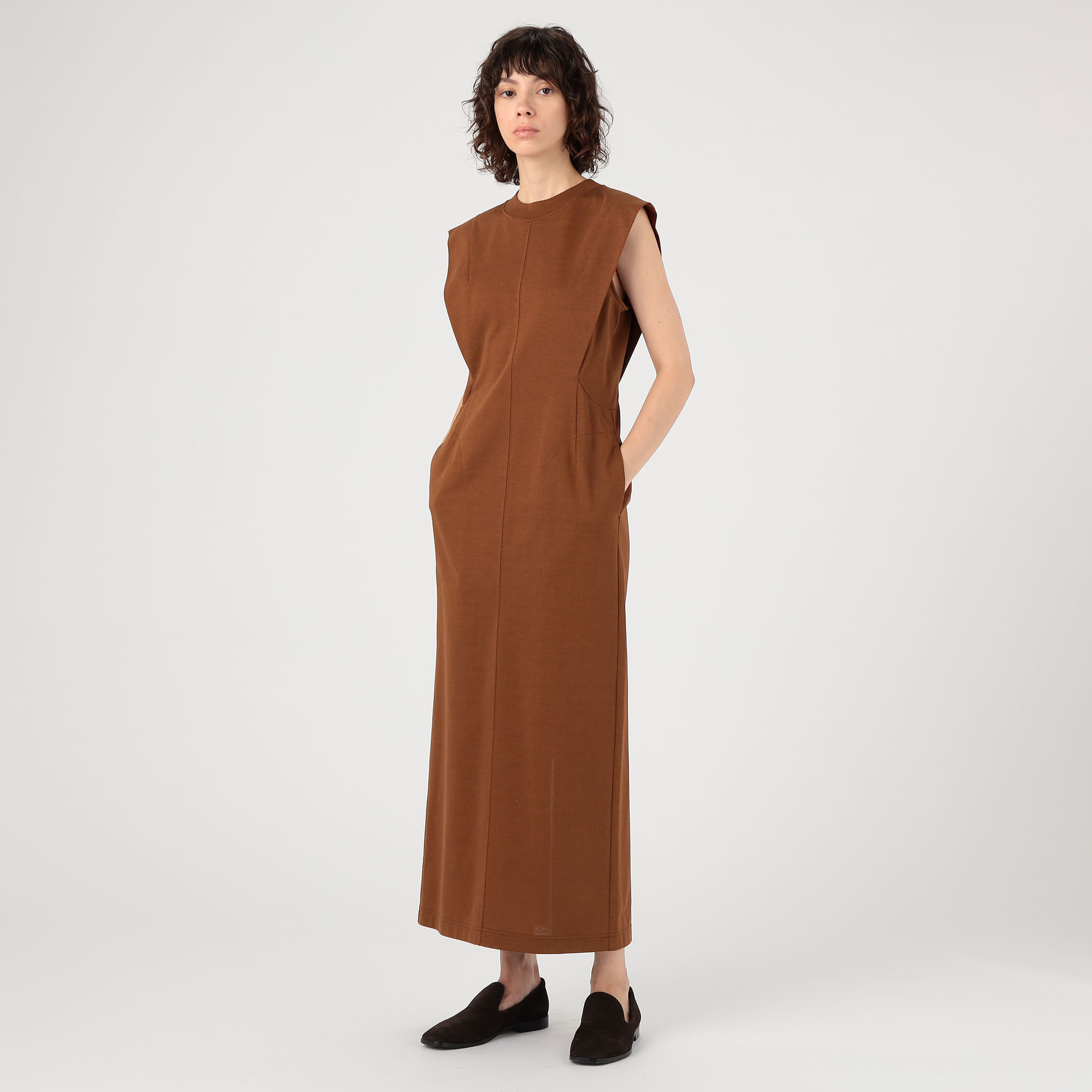 Mame Kurogouchi Cotton Jersey Sleeveless Dress｜トゥモローランド ...
