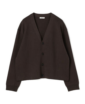 ELS cotton Vネックカーディガン