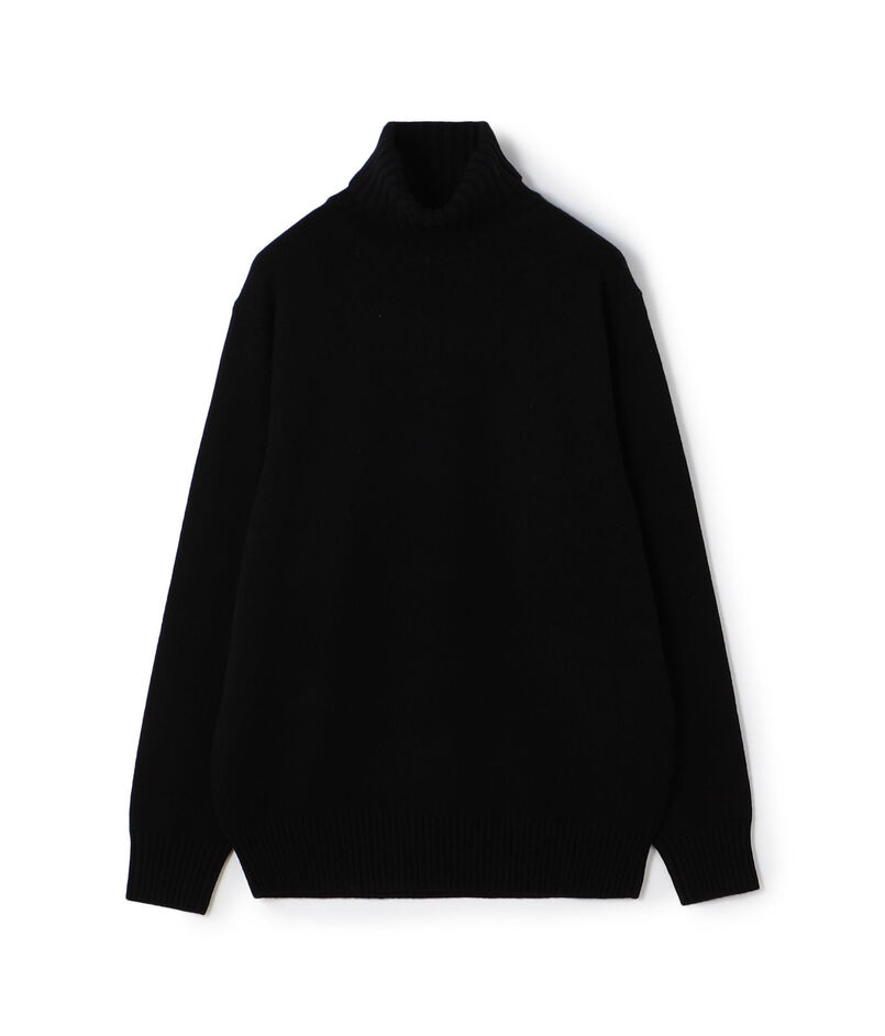 ■TOMORROWLAND tricot スーパーファインラムウール タートルネックニット
