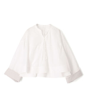 コットンタイプライター バルジングブラウス