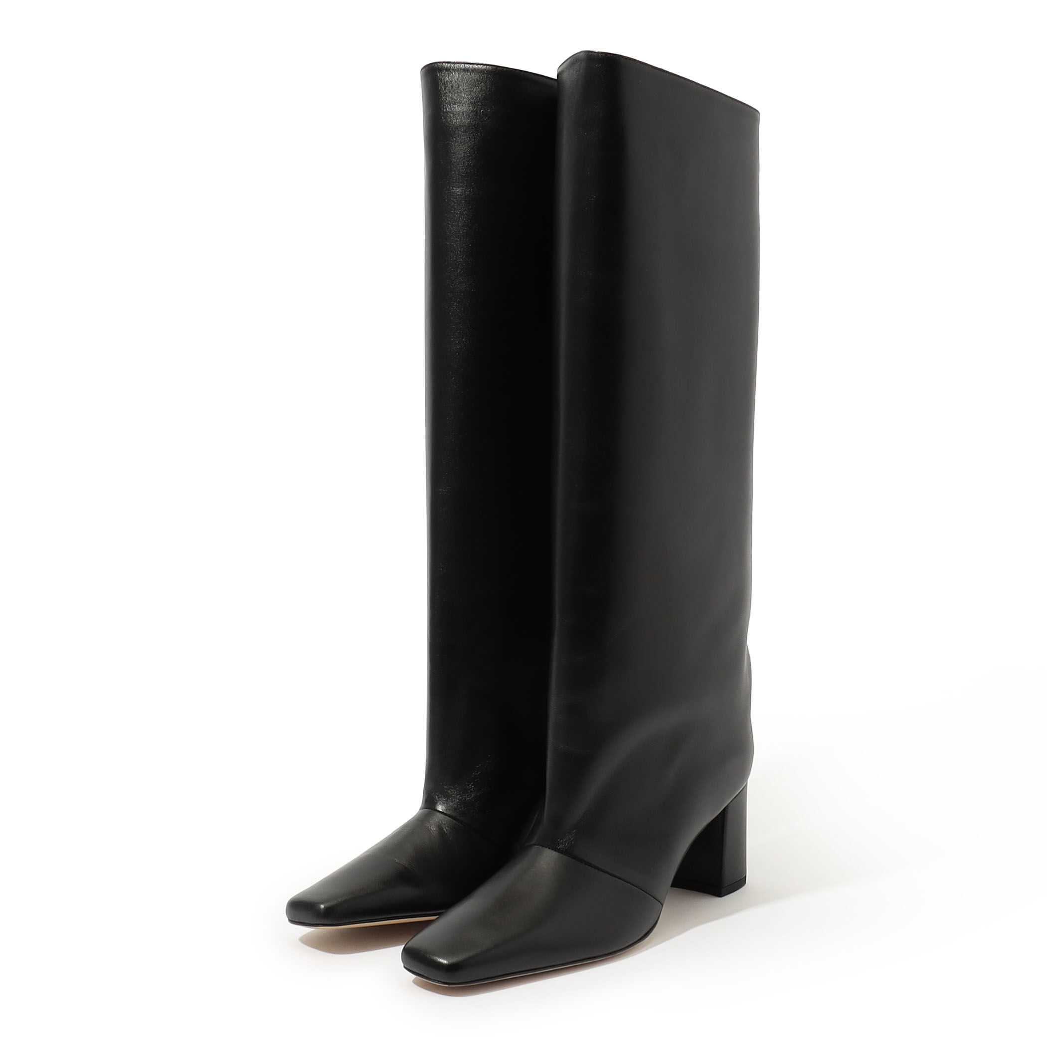 新品未使用♡DES PRES ブラックレザー ロングブーツ 36トゥモローランド 新品未使用♡DES PRES ブラックレザー ロングブーツ 36