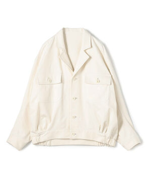 ノンマーセライズドコットン コクーンバックブルゾン