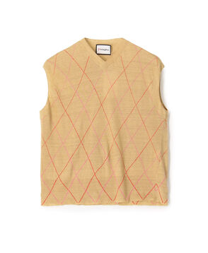 PERUGINO 別注 Vネック ベスト
