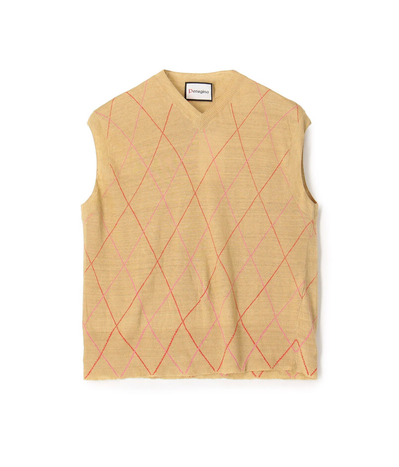 PERUGINO 別注 Vネック ベスト