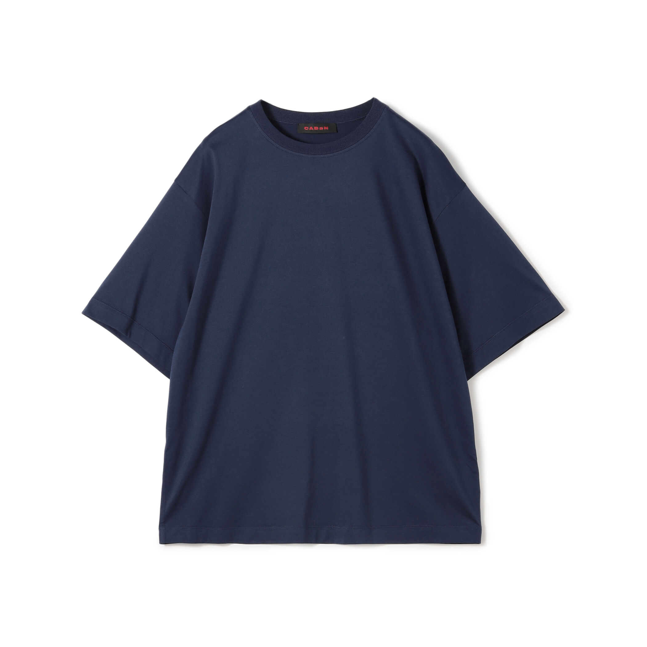 CABaN コットン ドロップショルダークルーネックプルオーバー