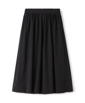 ストレッチタフタ ボリュームギャザースカート