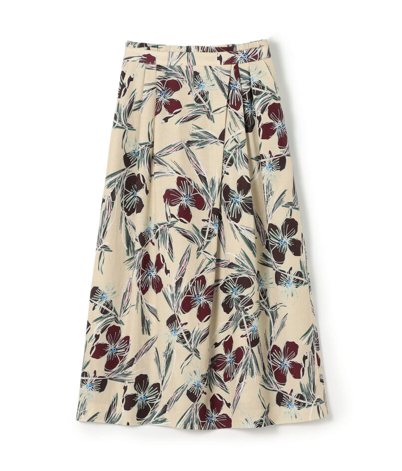 チェロキープリント タックロングスカート