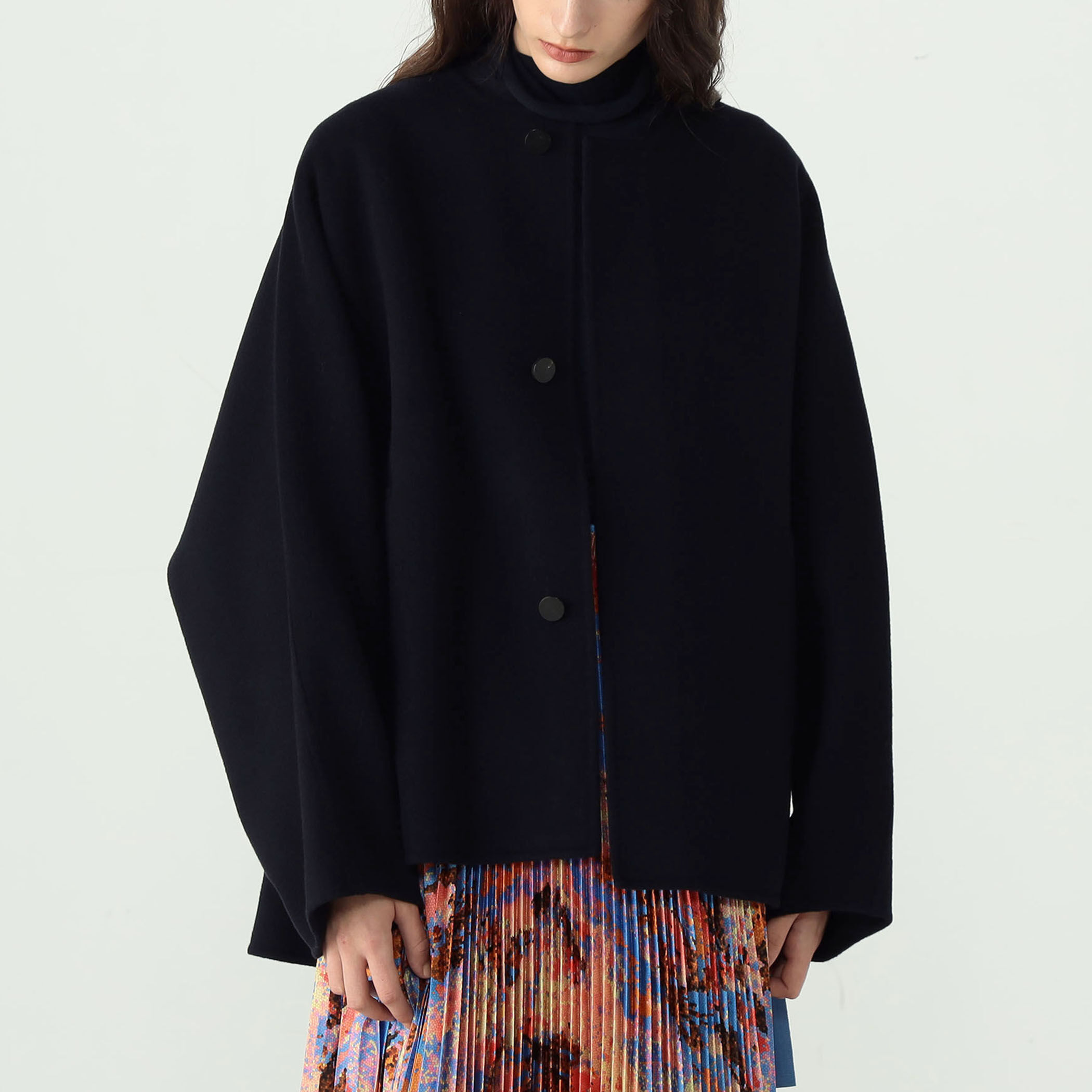 ウールダブルフェイス マントコート｜トゥモローランド 公式通販