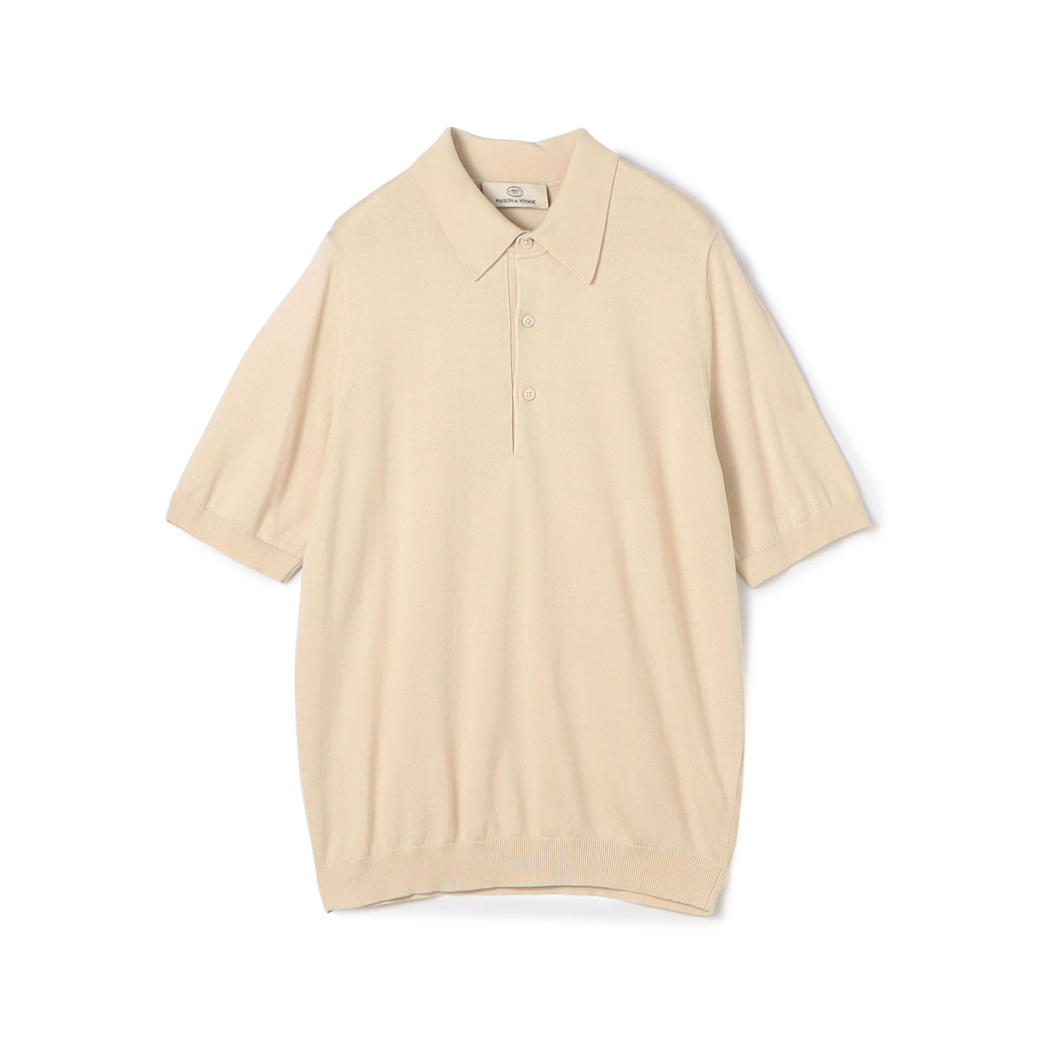 TOMORROW LAND シルクコットンニットポロSESIA 美品 TOMORROWLAND tricot シルクコットン ニットポロシャツ SESIA（ニット