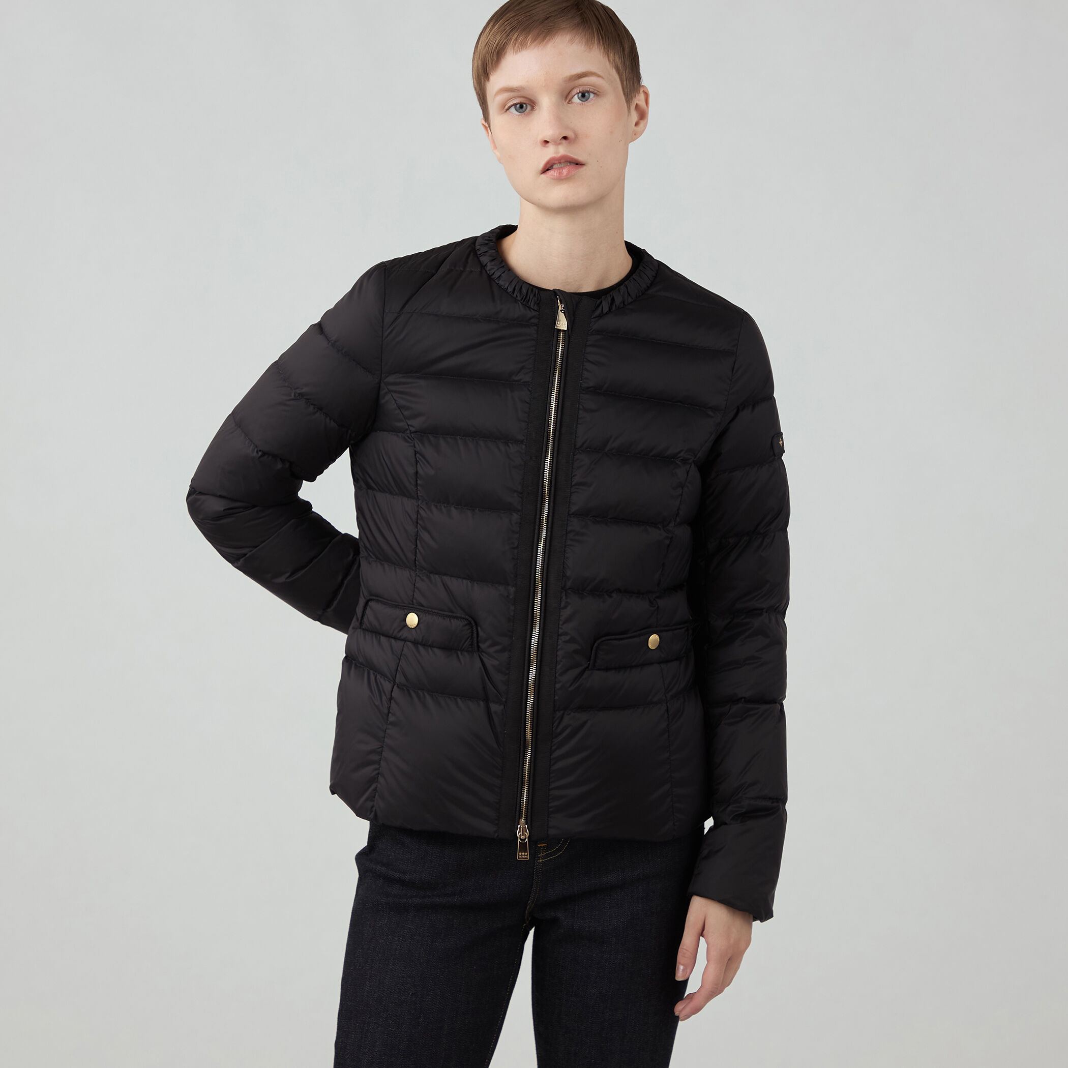 TATRAS トゥモローランド別注 ネイビーS 別注】TATRAS GILDA ショートダウンジャケット