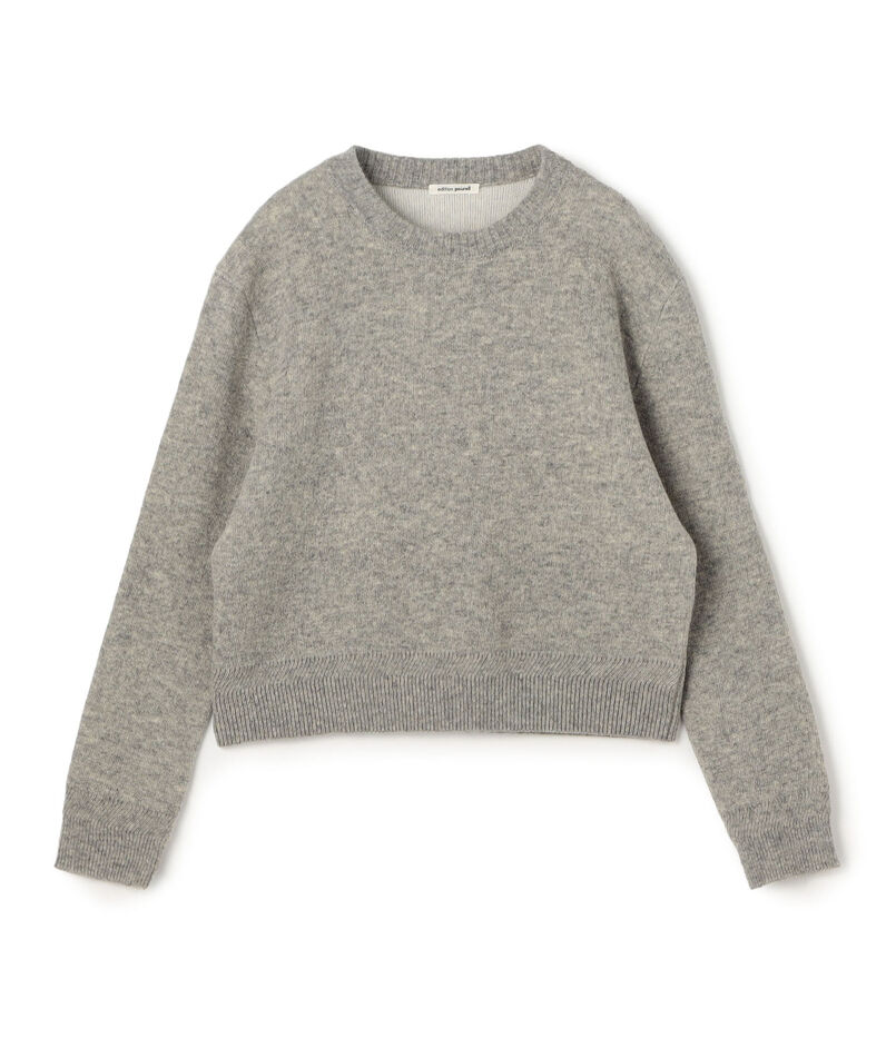 【WEB先行予約】edition pourell ダブルフェイス ニットプルオーバー