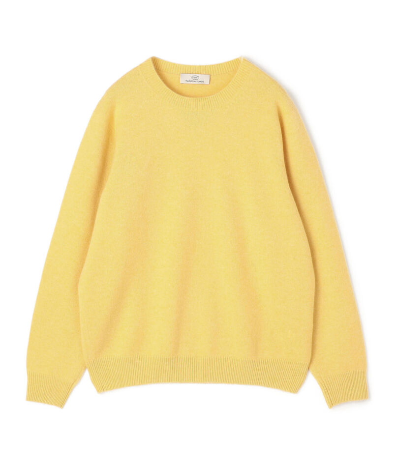 カシミヤ クルーネックプルオーバー