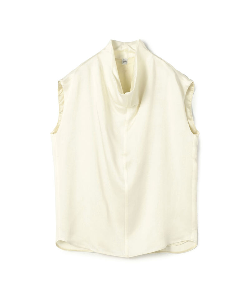 TOTEME funnel-neck ブラウス