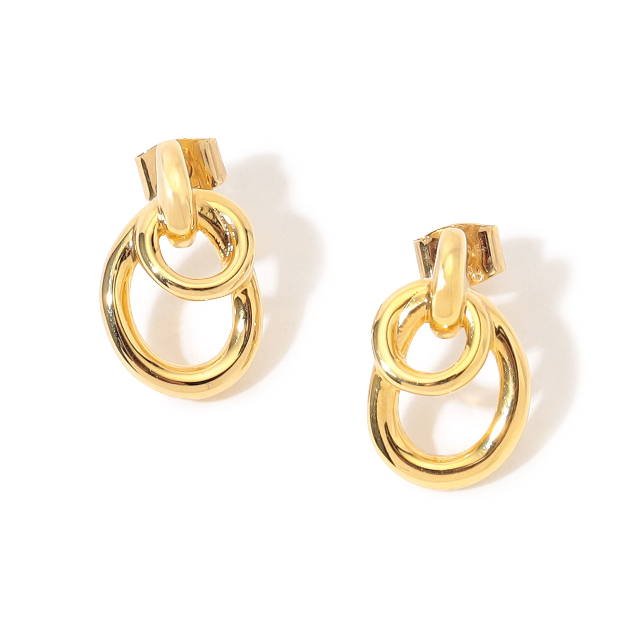 別注】PHILIPPE AUDIBERT Double Circle ピアス｜トゥモローランド