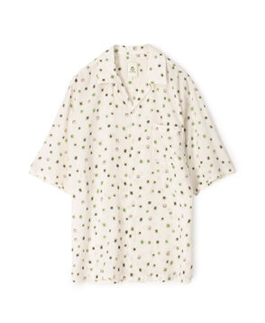 mando キュプラレーヨン ショートスリーブ オープンカラーシャツ
