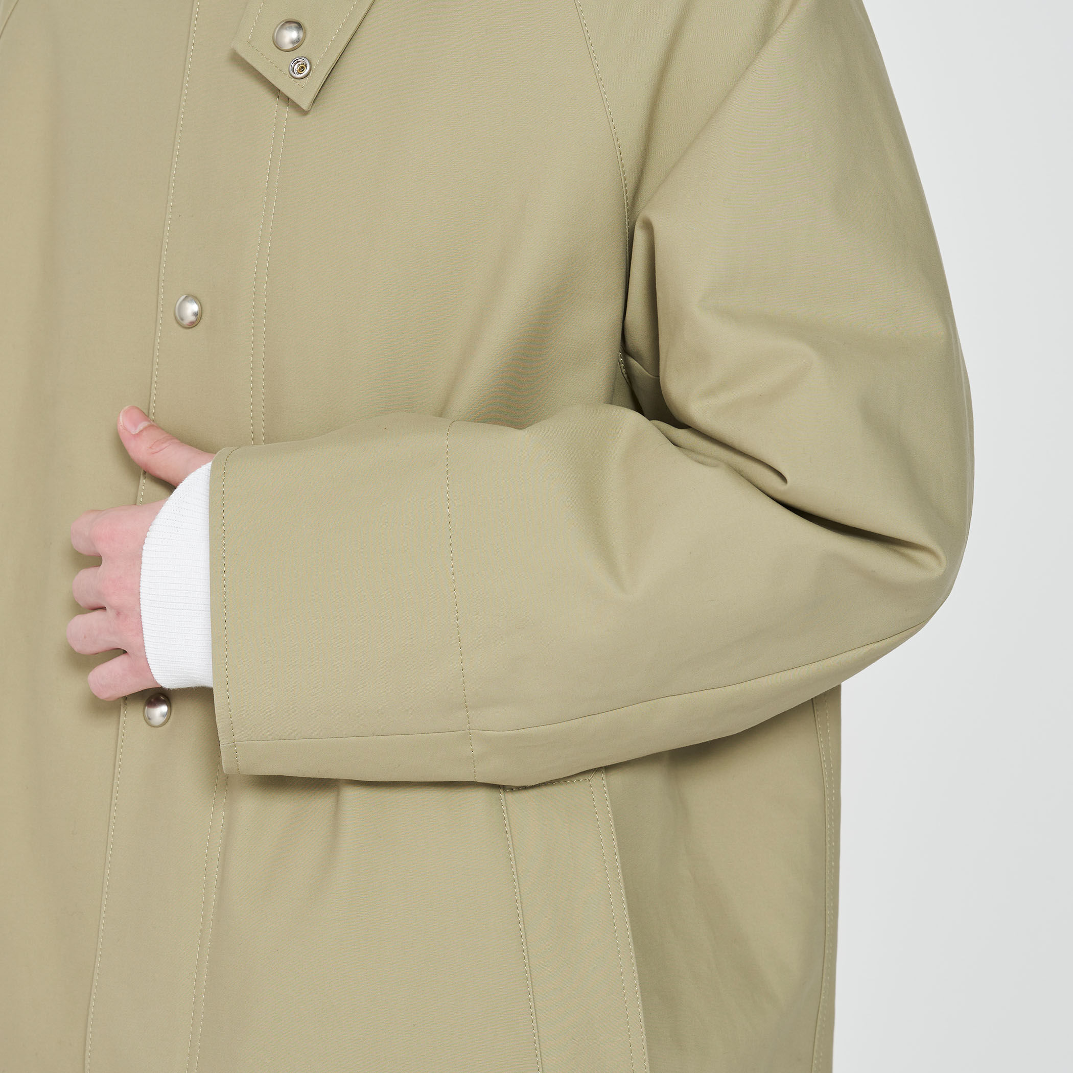 ピーチオイルダブルクロス ステンカラーコート｜トゥモローランド 公式通販