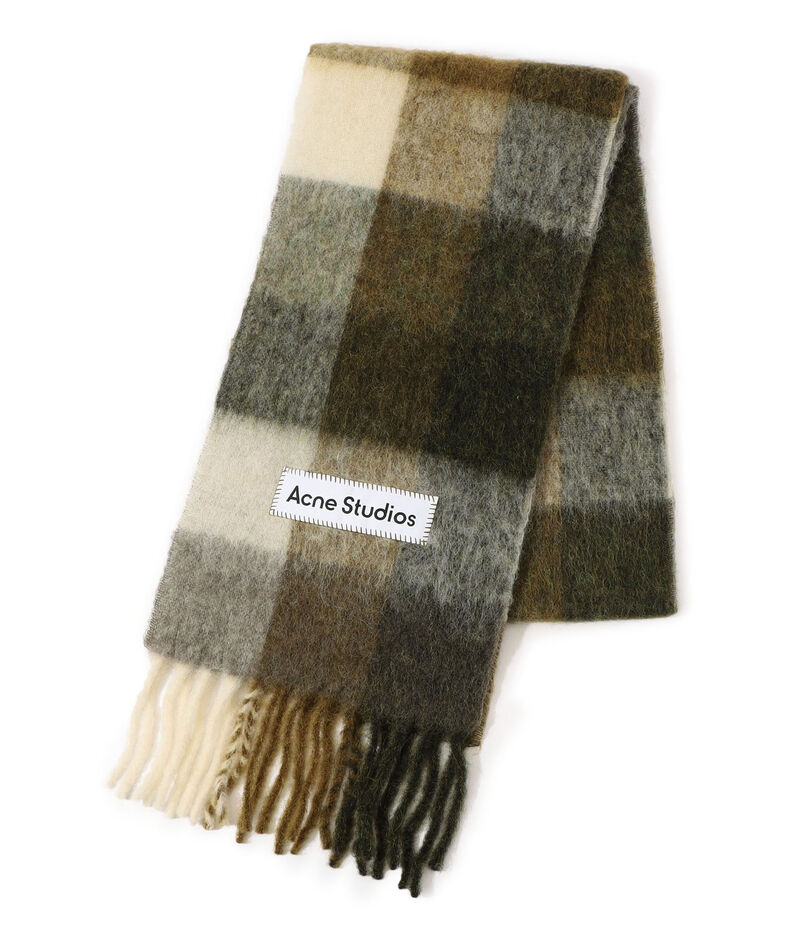 ■Acne Studios モヘヤチェックスカーフ