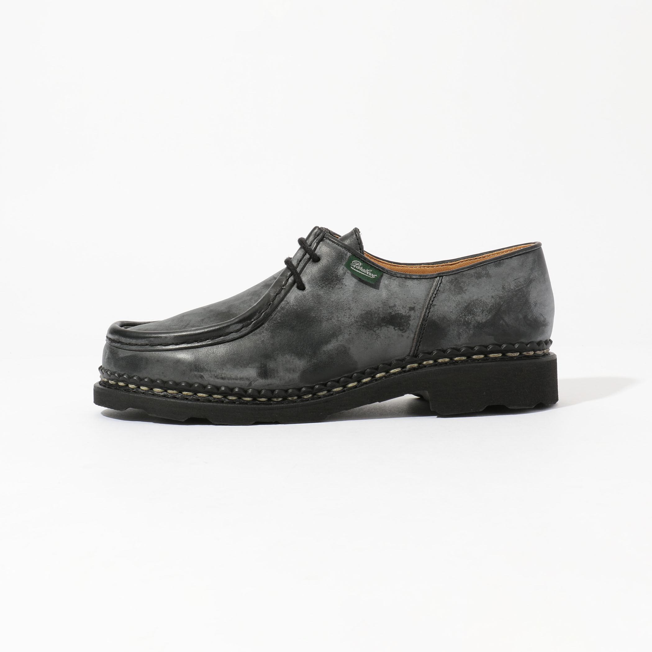 paraboot／torrowland-veritable mocas MICHAEL 1950/MARCHE MARRON-NUB GRINGO/TOILE EBENE | Paraboot