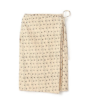 RIER DENIM PRINT ラップスカート