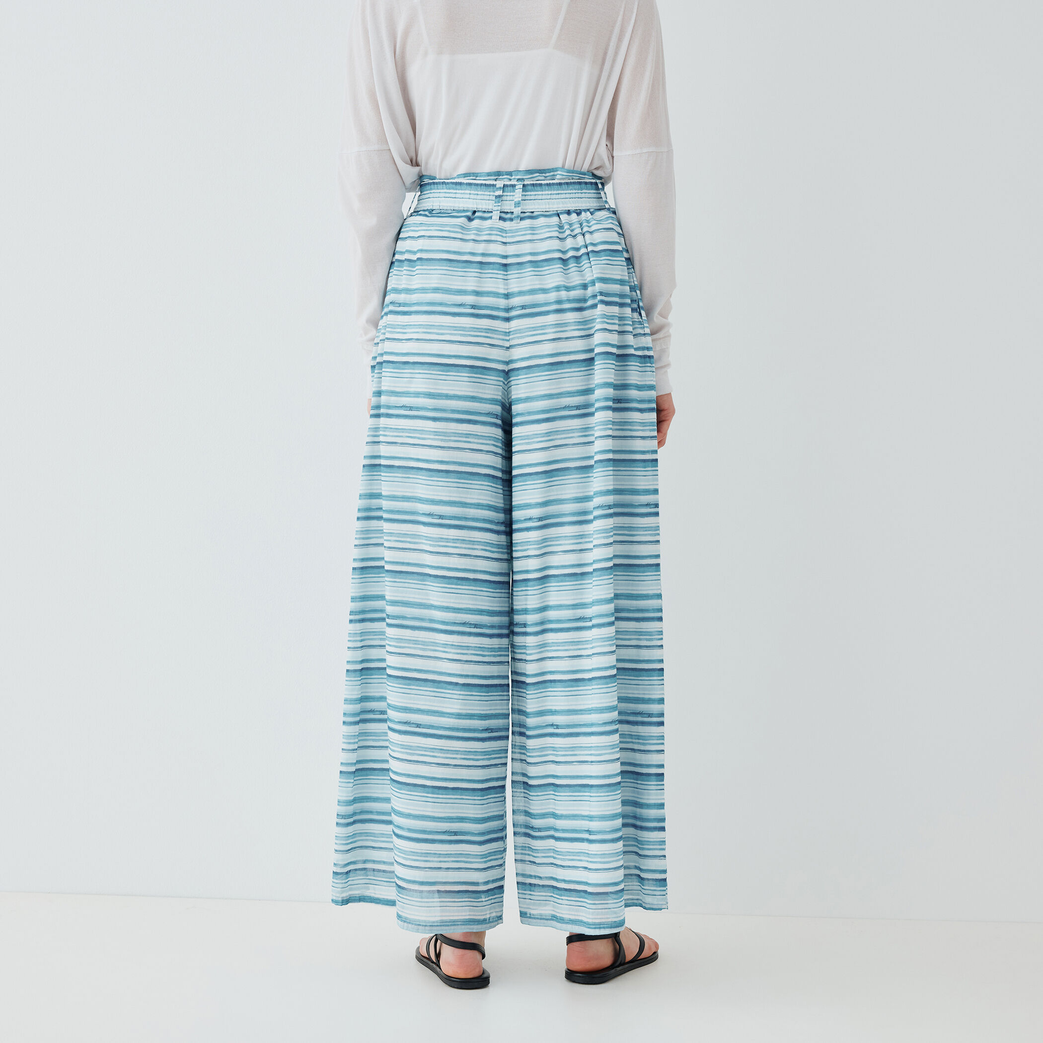 Sea Waves Drawing Pants｜トゥモローランド 公式通販
