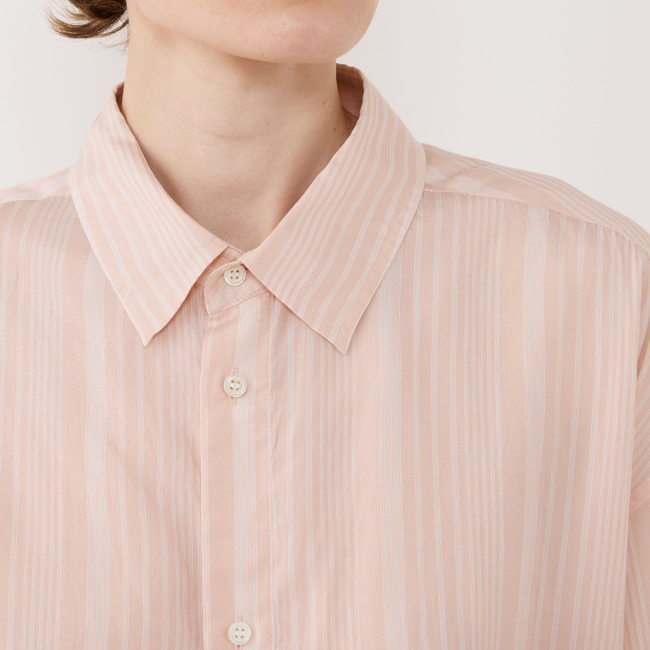 セルロースシルクブロード メンズライクシャツ｜トゥモローランド 公式通販