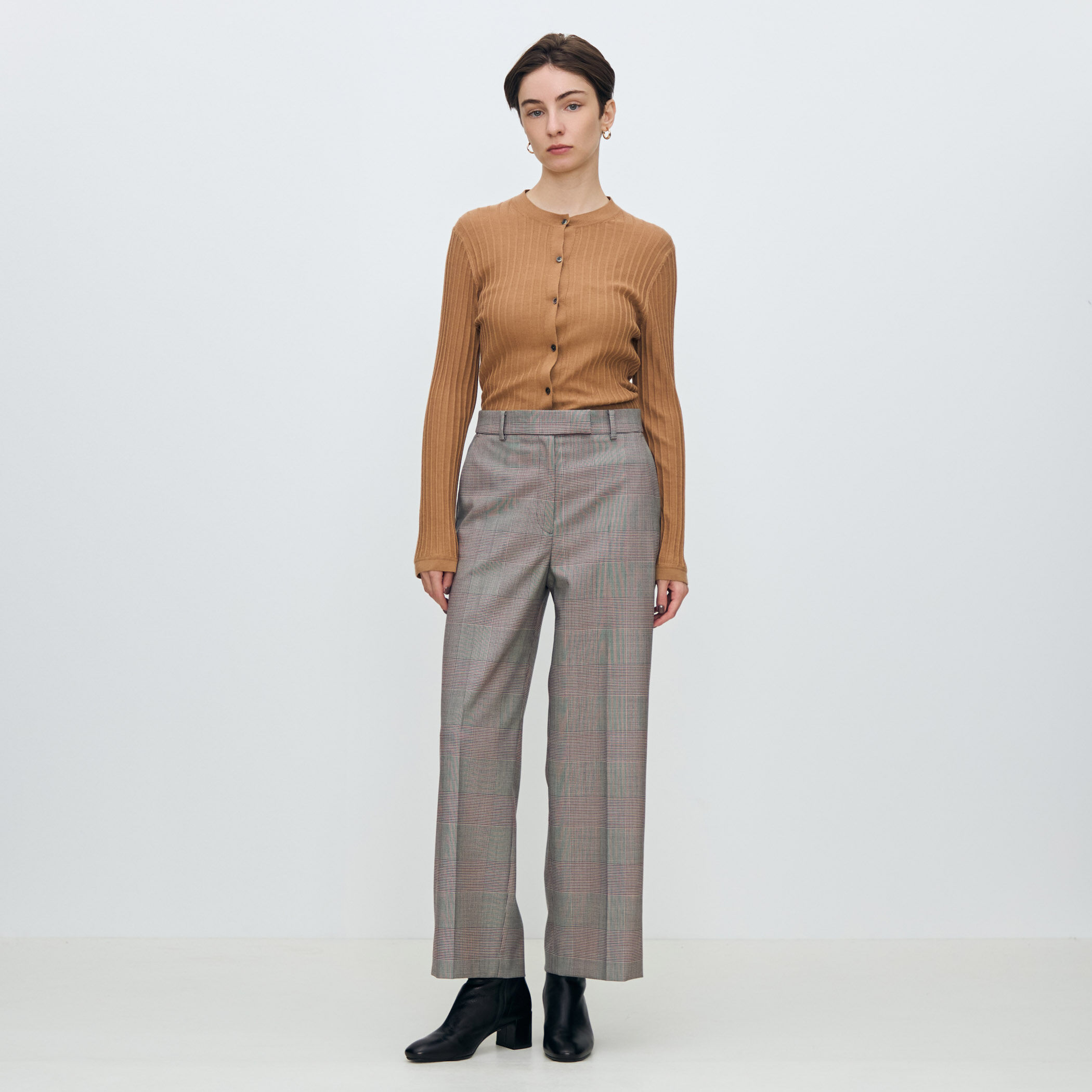 トゥモローランドcollection パンツスーツ セール】 ウールサキソニー 1プリーツパンツ （その他パンツ