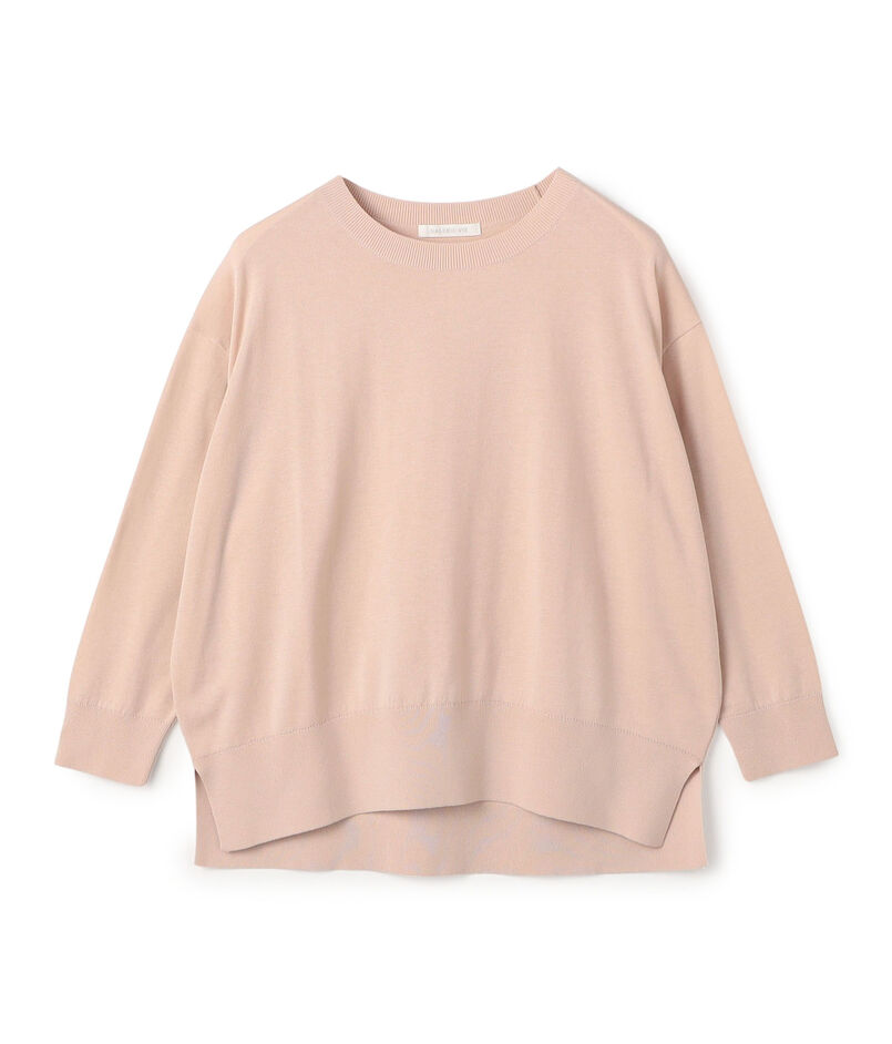 プレーンコットン クルーネックプルオーバー