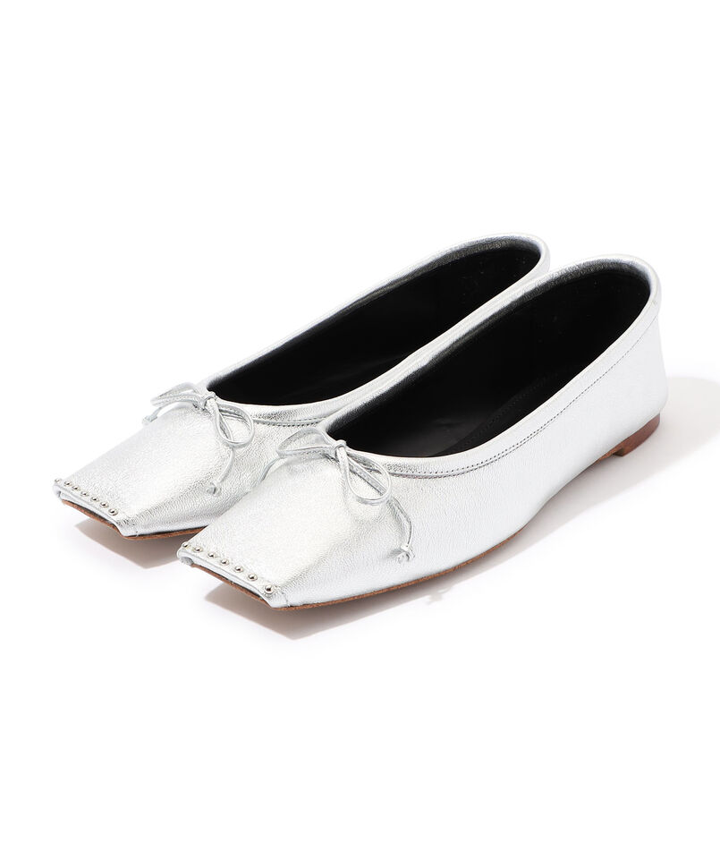 CHEMBUR SQ FLAT STUDS BALLET シューズ