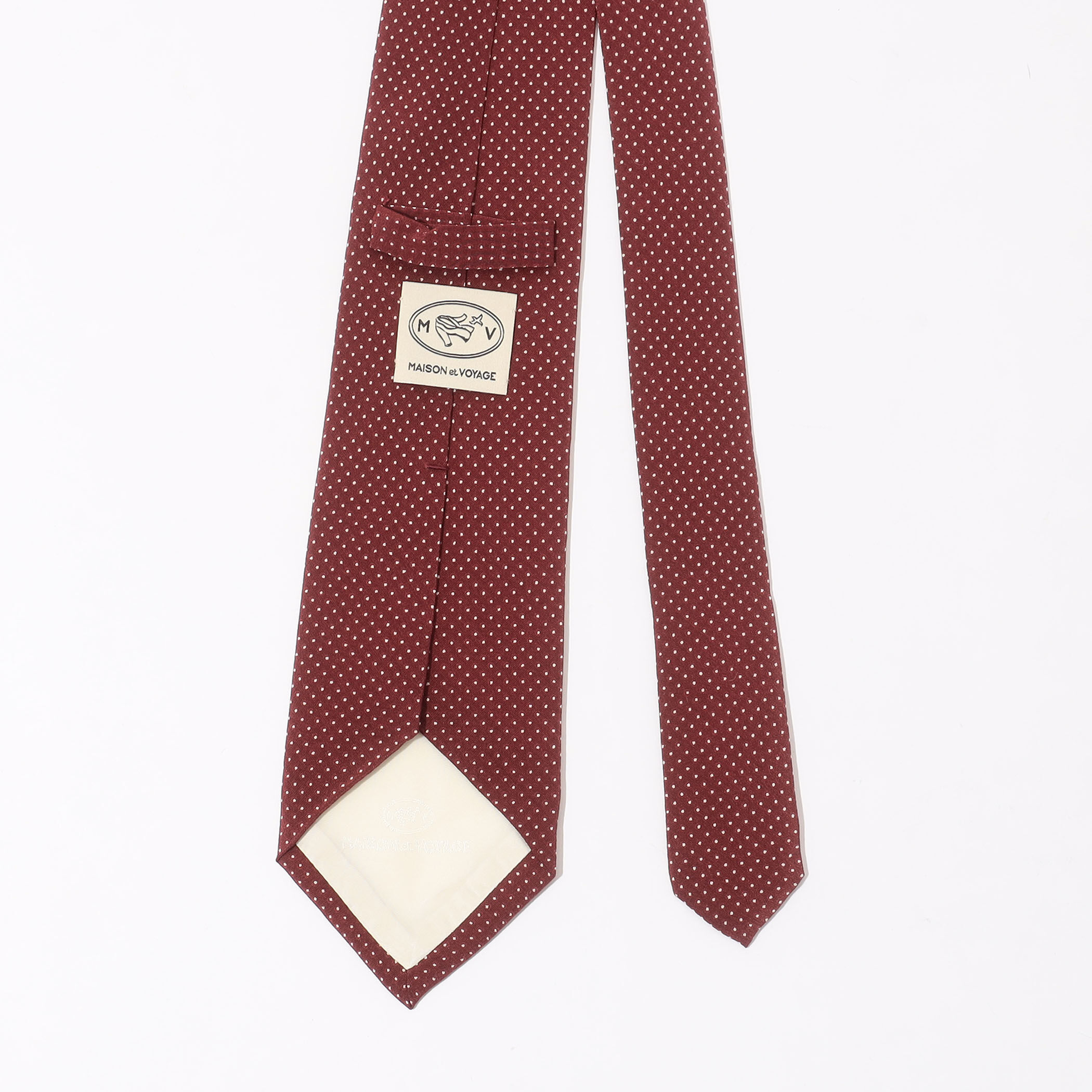 MAISON et VOYAGE シルクプリント 1mmドット レギュラータイ｜トゥモローランド 公式通販