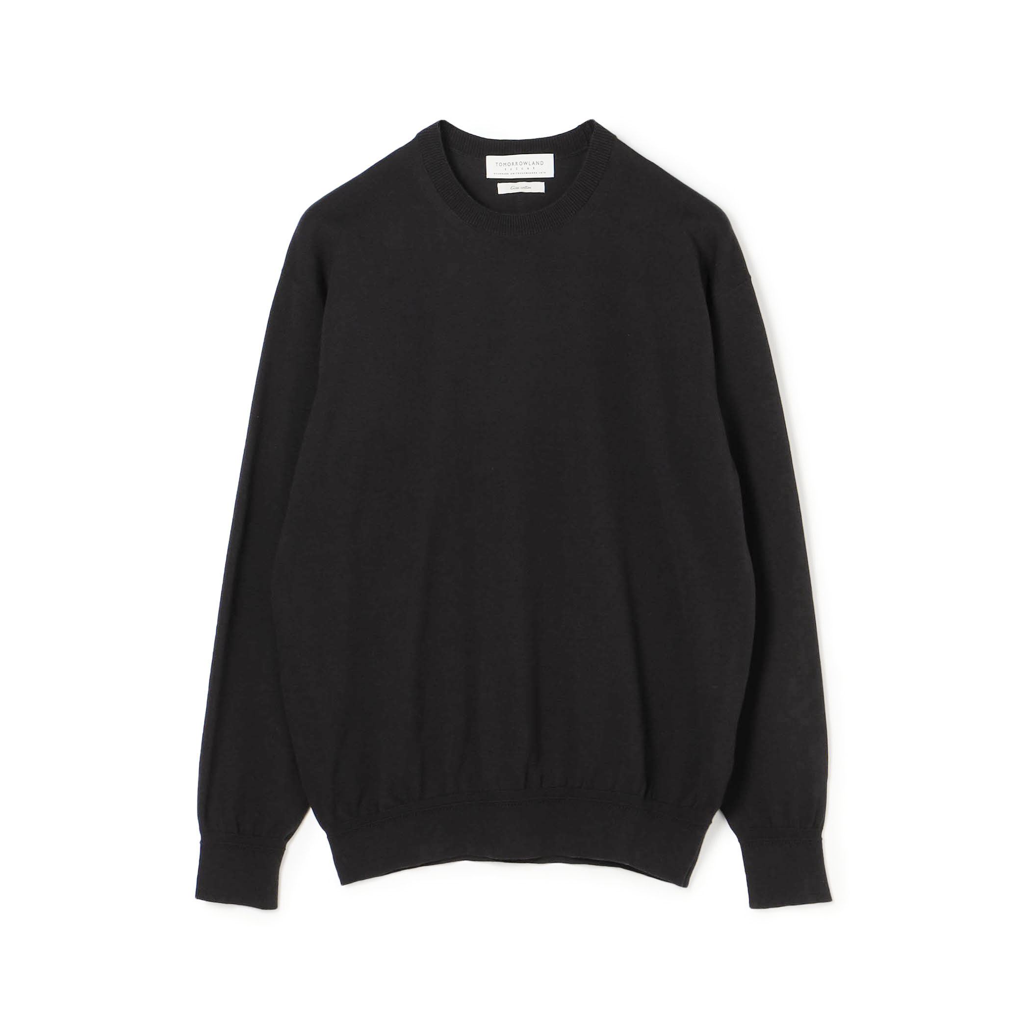絶妙なデザイン TOMORROWLAND tricot ギザコットン クルーネックプルオーバー トップス