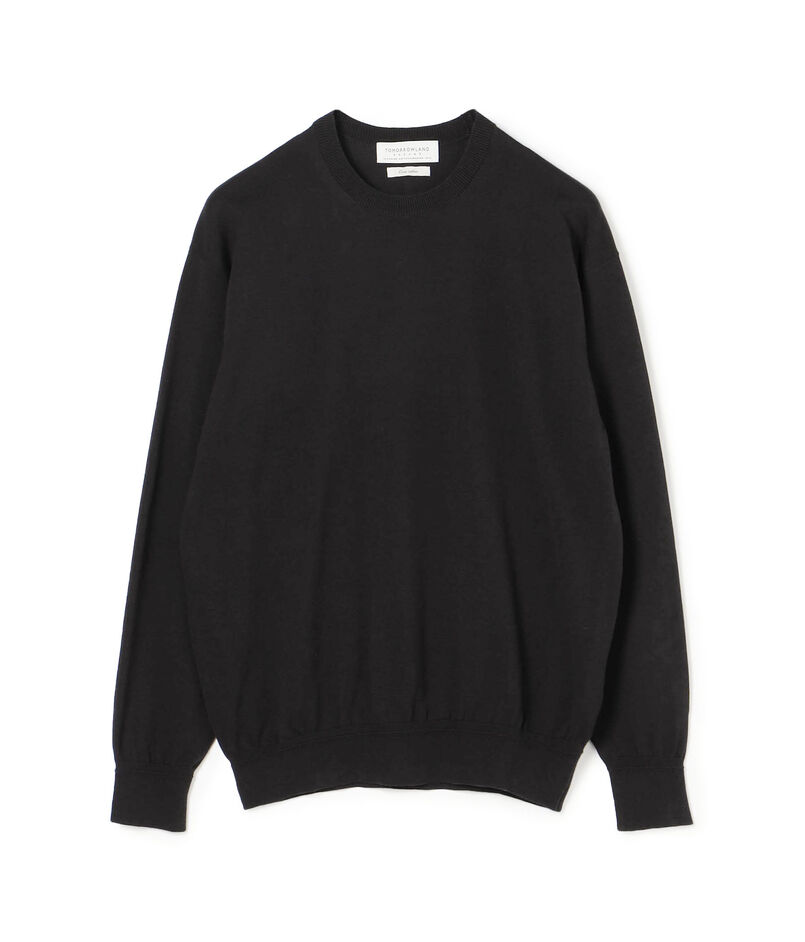 TOMORROWLAND tricot ギザコットン クルーネックプルオーバー