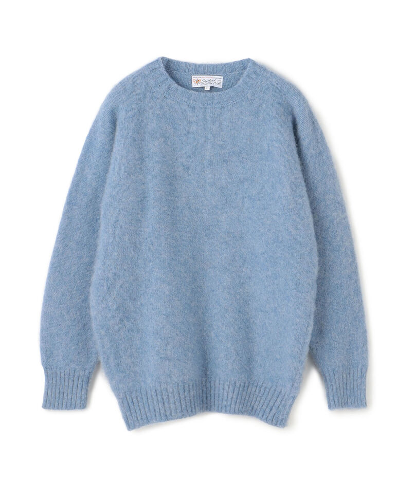 ラフアンドスウェル◇ 6 BALL CREW 眩し クルーネックニット ホワイトM 