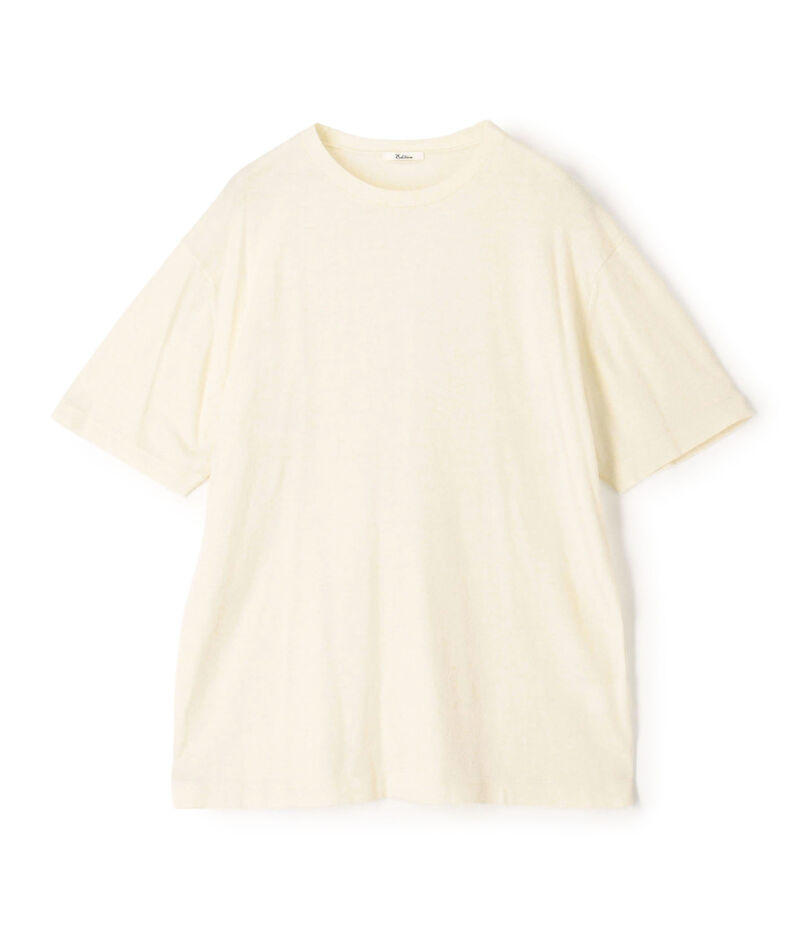 コットンカシミヤ ハーフスリーブニット