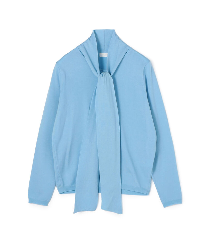 スーパーエクストラファインウール ボウタイプルオーバー 